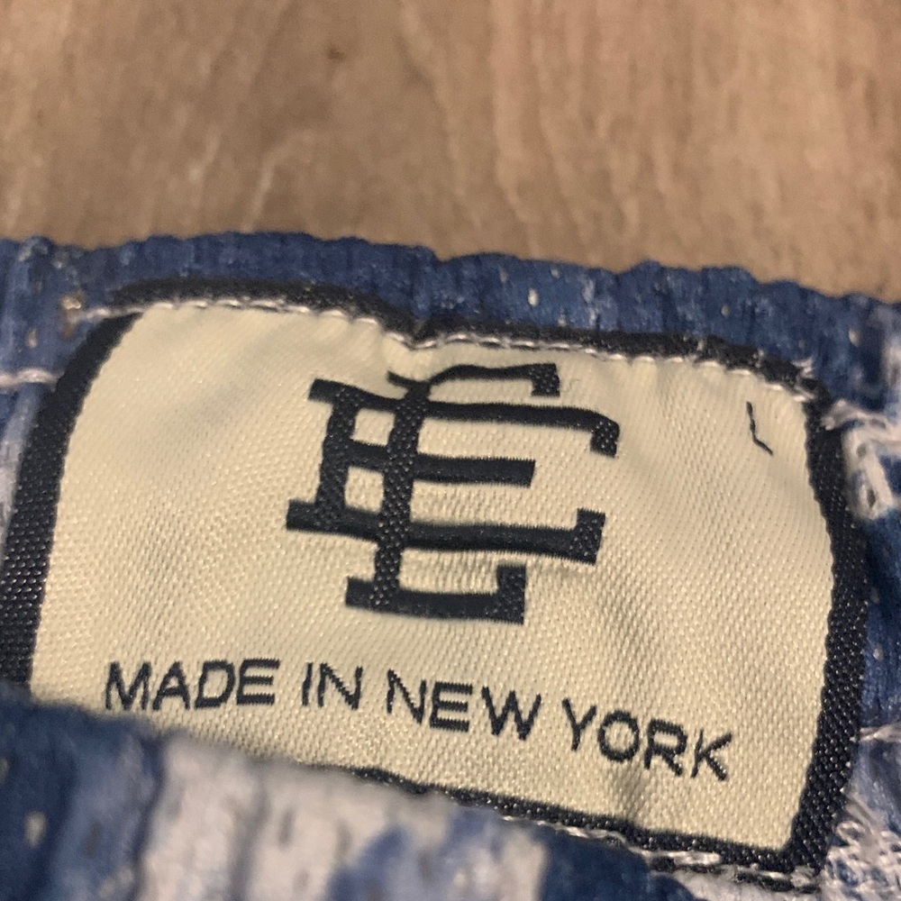 Eric Emanuel Classic Basic EE Blue Cloud Shorts - image 3